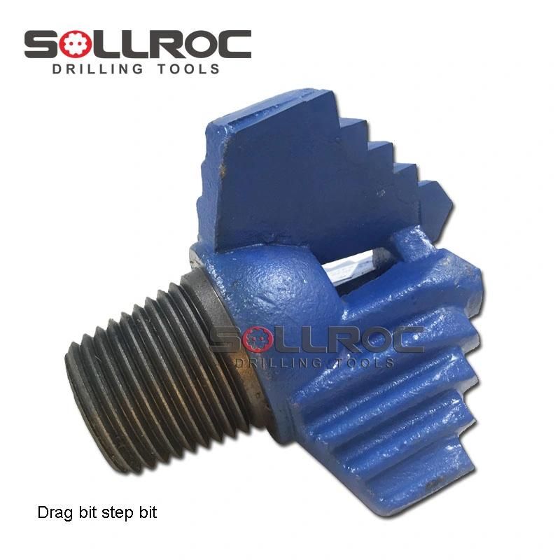 3"-12" Diameter Three Wing Step Drag Bits