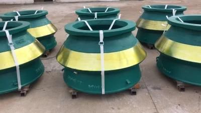 Mining Machinery Parts Concave Mantle Bowl Liner Suit Cone Crusher Nordberg HP100 HP200