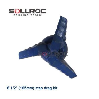 159mm Three Wings Step Drag Drill Bits
