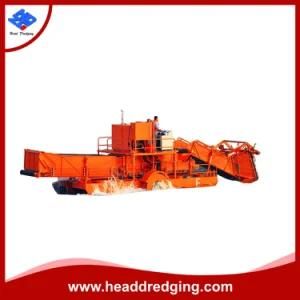 Trash Skimmer with Collector Arm and Conveyor Belting for Rubbish Collection