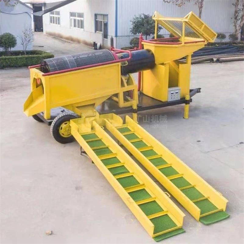 Gold Mining Machine Alluvial Washing Equipment Waste Trommel Screen for Sale