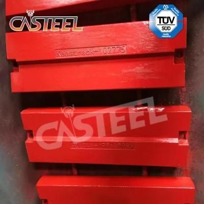 Keestrack R5 Mobile Crusher Parts, Blow Bar with Chrome and Martensite Material