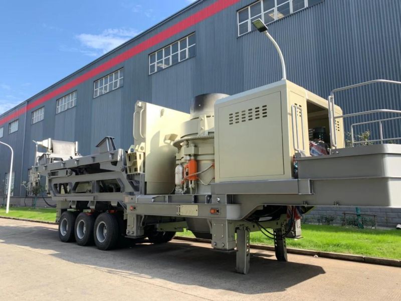 Trailer Mounted Portable Riverstone Crushing Plant 250tph/Mobile Riverstone Crushing Plant