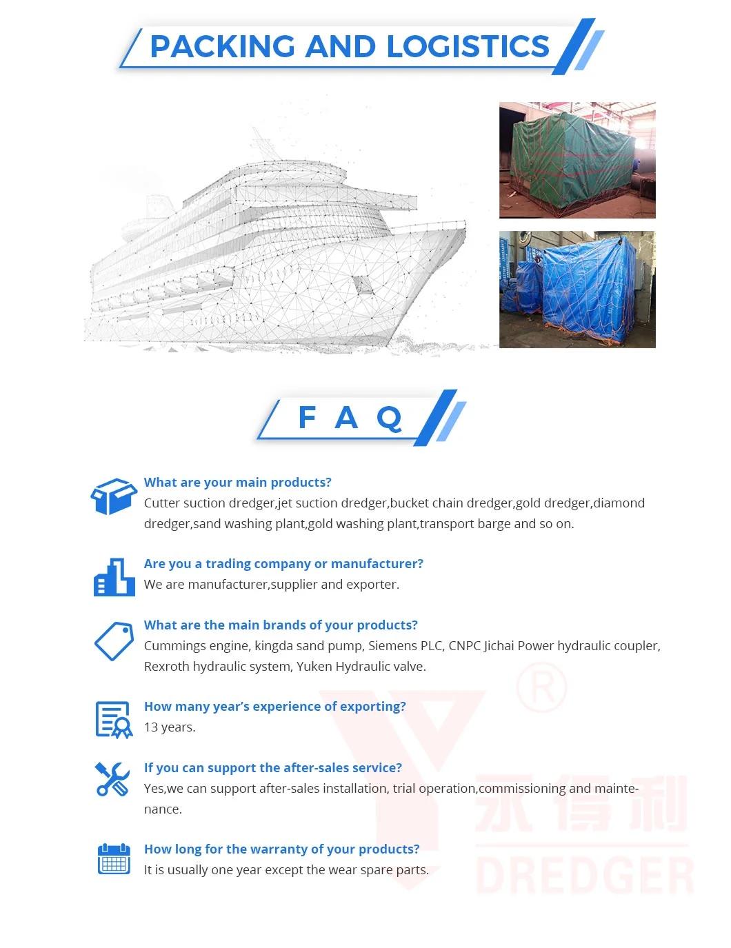 China Made 8 Inch Suction Sand Dredger for River and Lake Use