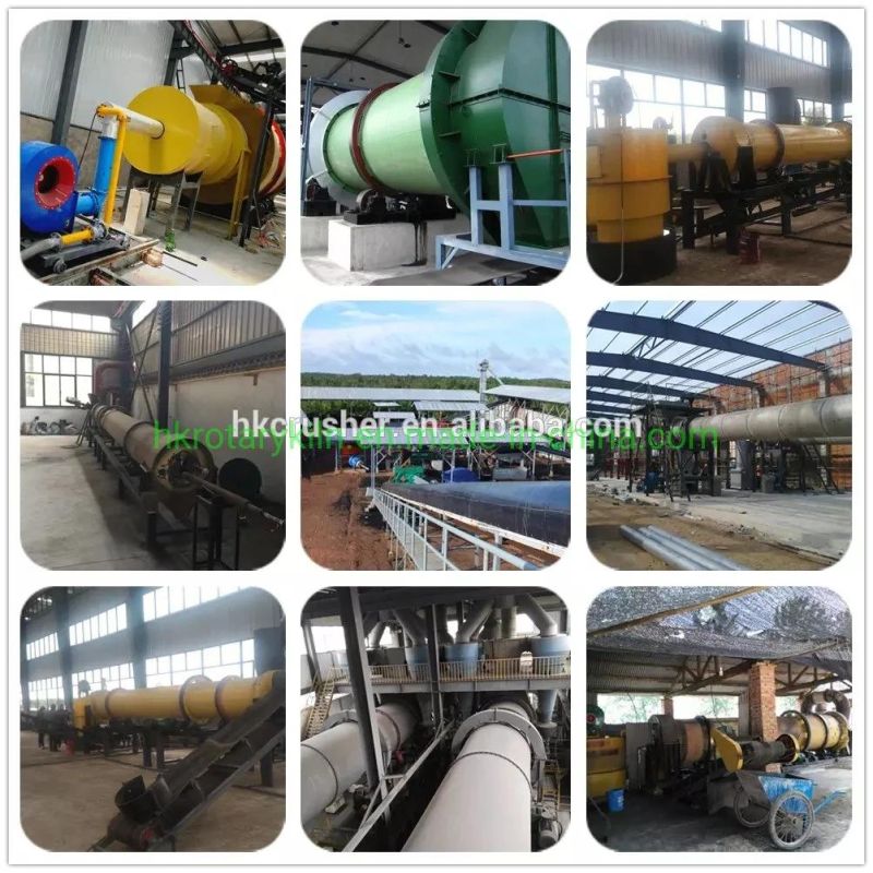 Hongke Rotary-Kiln-Dryer-Machinery Dryer Sludge Rotary Dryer for Drying Slurry