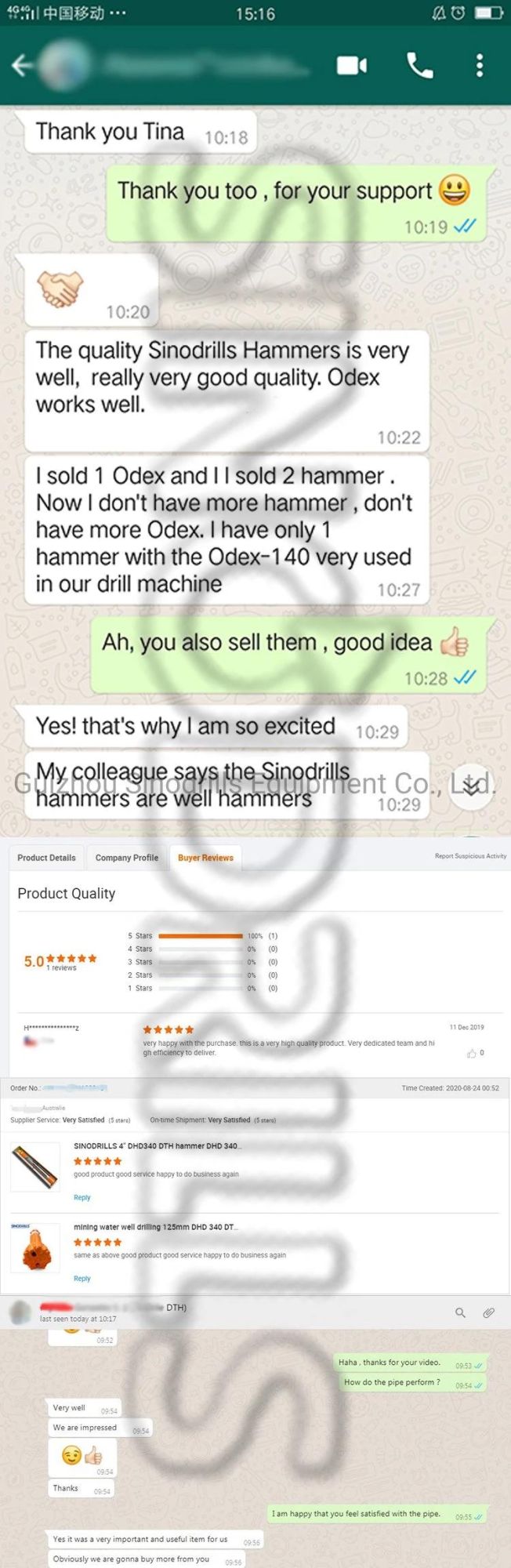 Gse-Eds180 Odex 180 Eccentric Casing Drilling System for Rock Drilling