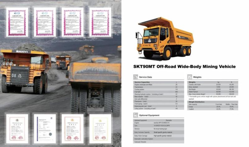 40 Tons Sat40 Articulated Dump Truck off Highway Wide Body Mining Vehicle 40t Mining Dump Truck