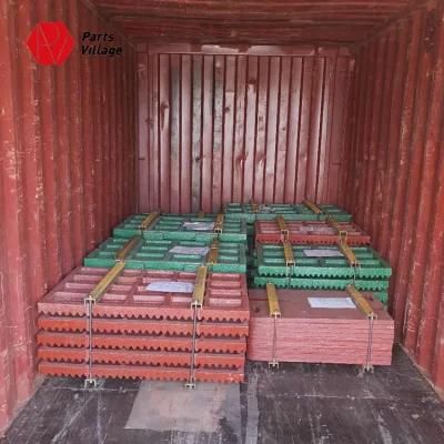 Customized Mining stone Jaw Plate Crushers Parts Jaw Plate Liners