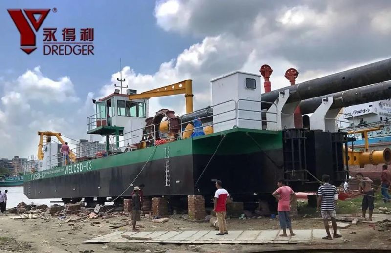 Clear Water Flow: 5000m3/Hour Cutter Suction Dredging Vessel for Capital Dredging in Singapore