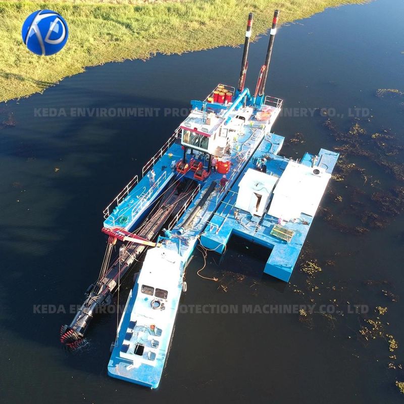 14 Inch Mud Pump Equipped Cutter Suction Dredger with 1500 Cubic Meter Flow for Sands Lifting