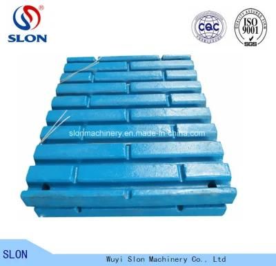 C116 C120 C125 Jaw Crusher Spare Parts Fixed / Swing Jaw Plate