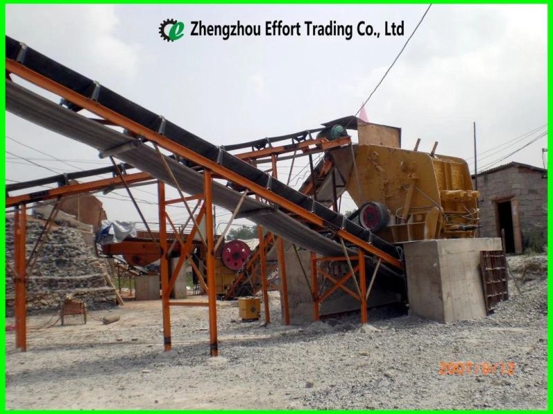 Mining Stone Crushing Line Jaw Hammer Roller Inmact Crusher Feeder Machine