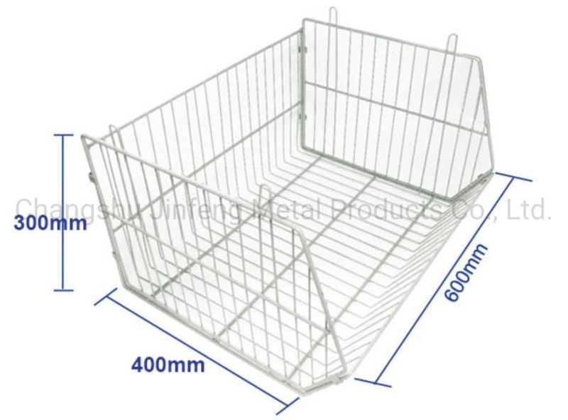 Supermarket Detachable Metal Removable Display Cage with Wheels