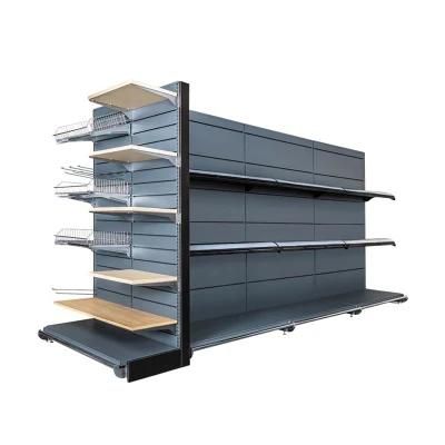 High Grade Store Gondola Supermarket Shelves Advertising Racks for Shop