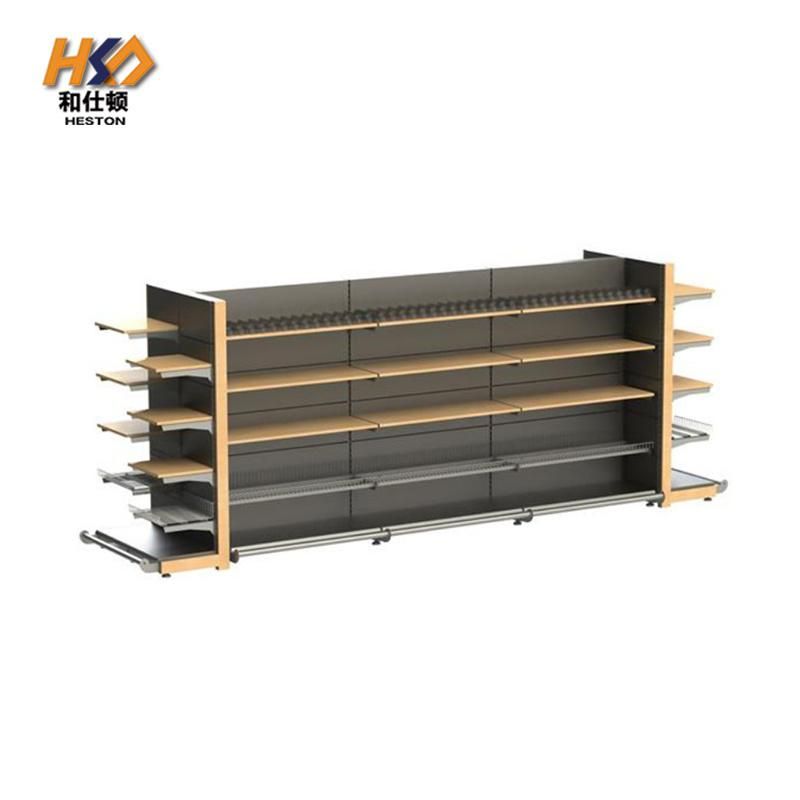 Manufacturer Supplier Metal Gondola Display Racks Supermarket Shelves