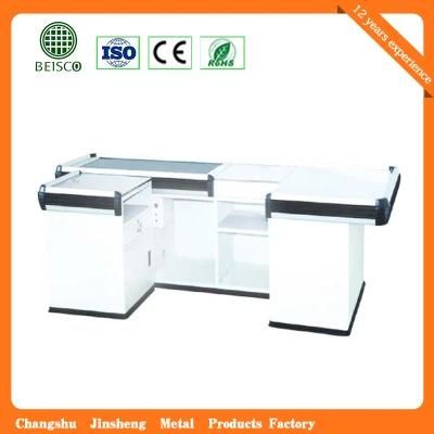Supermarket Store Stainless Checkout Counter