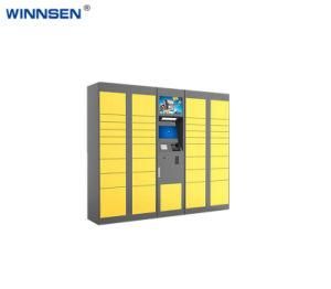 FedEx/DHL/UPS Usable Computerized Parcel Locker Electronic Barcode Parcel Locker