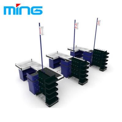 Small Candy Display Shelving Queuing System for Checkout Counter