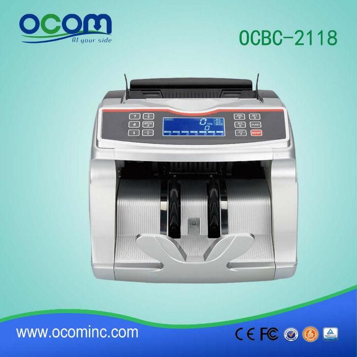 Bill Money Cash Counter Machine with Banknote Detector Mg IR