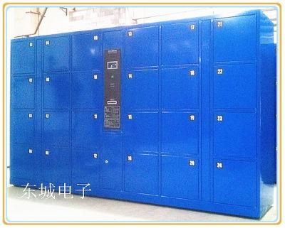 Blue 36 Doors Barcode Fingerprint Locker with CE ISO