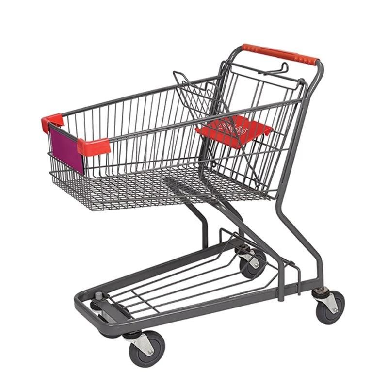 Hot Sell Shopping Trolley, Foldable Supermarket Cart 2018 New Product