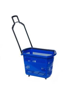 Fashionable Removable Shopping Trolley Basket with Single Handle