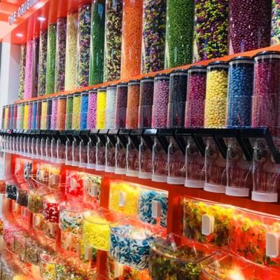 Plastic Gravity Bulk Food Dispenser Cereal Dispenser Bulk Food Bin
