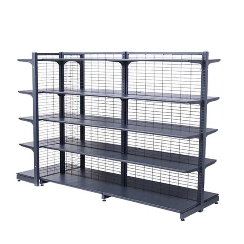 Cold-Rolled Wire Shelf Multi-Layers Gondola Supermarket Display Racking Stand