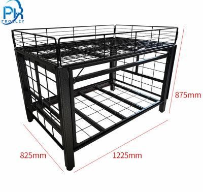 Factory Price Grocery Shelf Supermarket Display Steel Promotion Desk