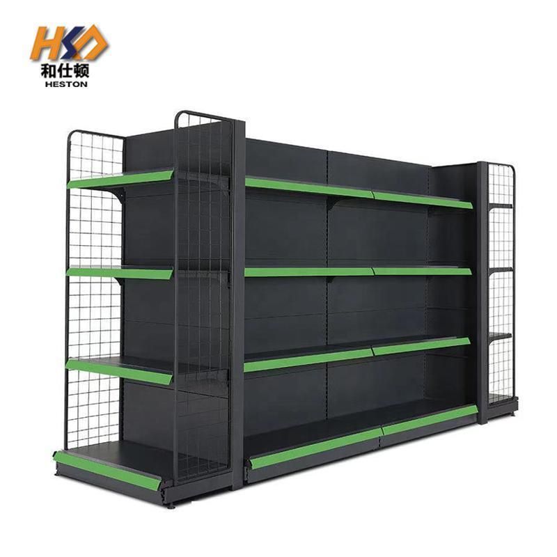 Hot Selling Double Sides Gondola Snack Racking Shopping Mall Shelf