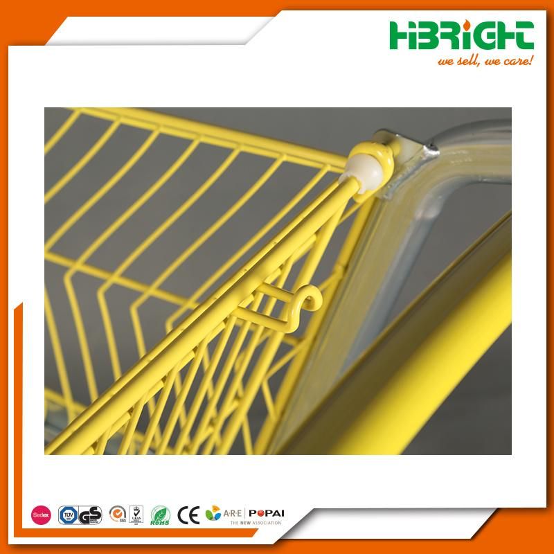Powder Coating Supermarket Shopping Trolley