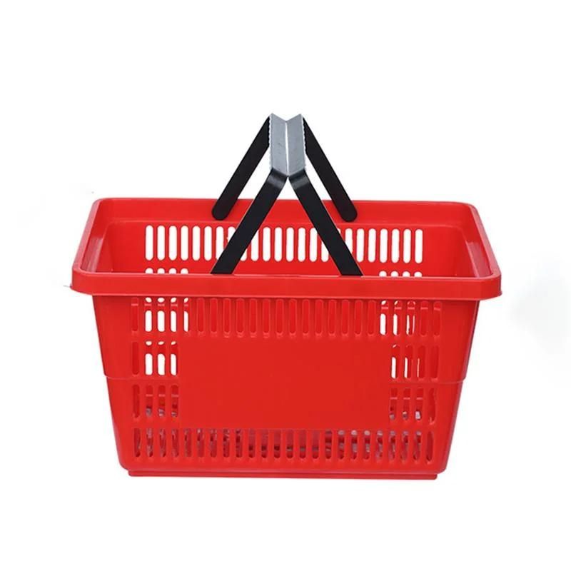 Plastic Basket Customized Color Supermarket Shopping Basket