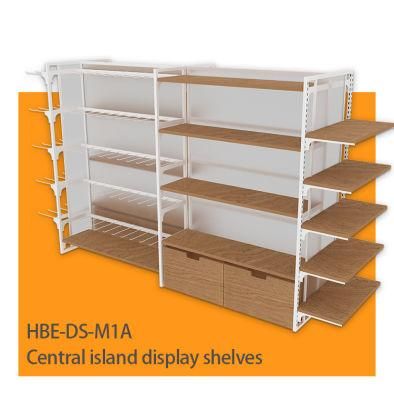 Department Store Cabinet Showcase Miniso Style Wooden Ladder Display Shelf