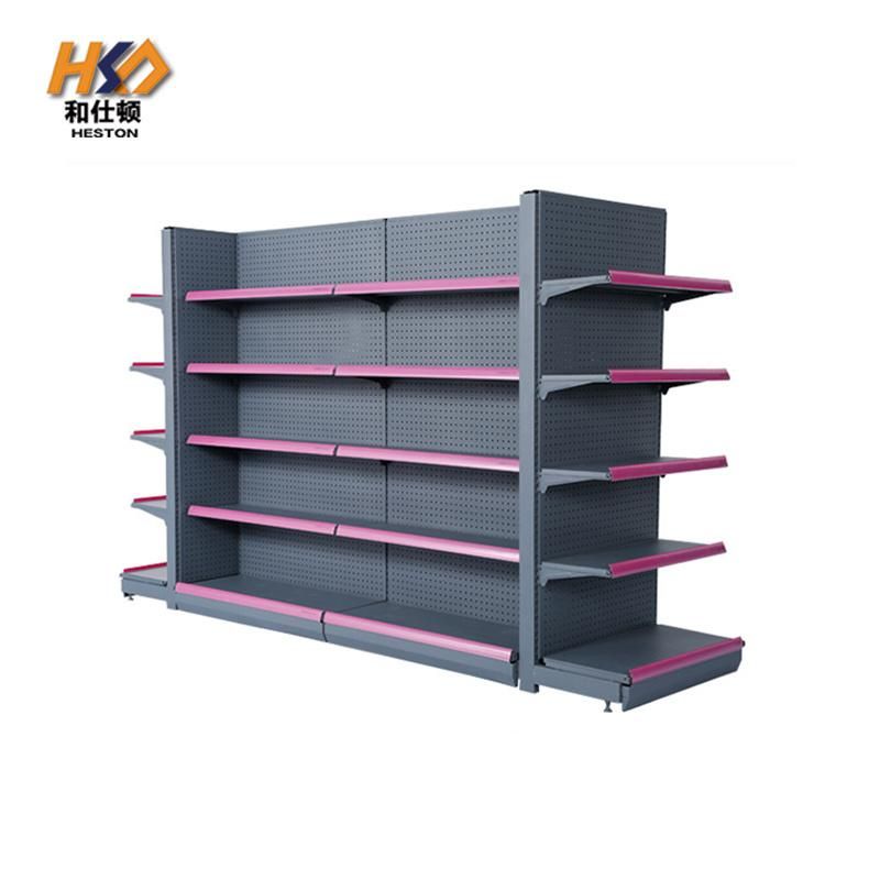 Manufacturer Supplier Metal Gondola Display Racks Supermarket Shelves