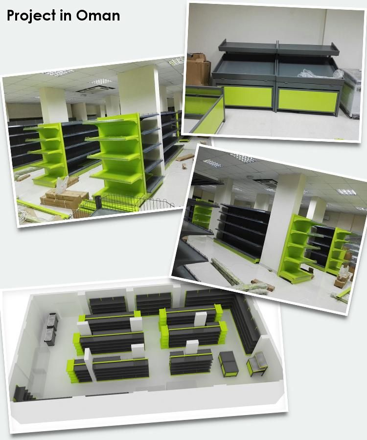 European Tegometal Style Retail Gondola Shelving for Supermarket