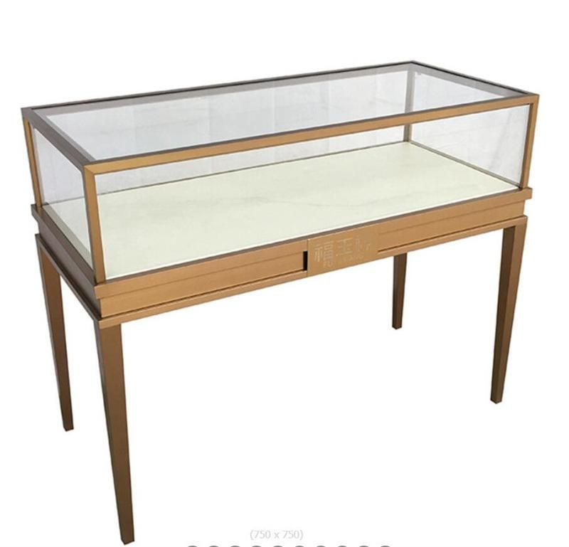 Hot Sales Custom Stainless Steel Tempered Glass Showcase