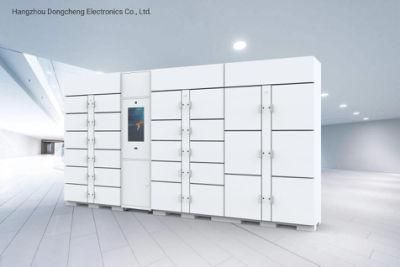 Plywood Case Cold Rolled Steel DC Refrigerated Storage Parcel Locker