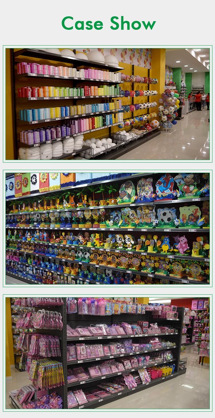 Luxurious Middle East Style Big Capacity Consolidated Cosmeticoutlet Commercial Gondola