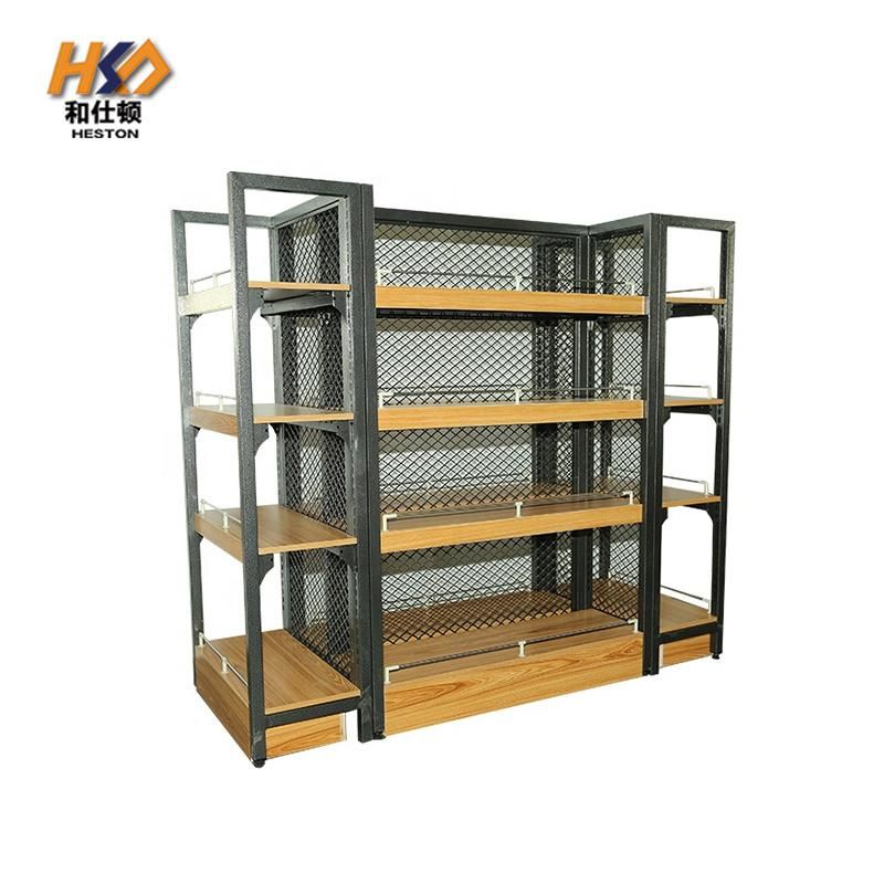 Made in China Stainless Steel Supermarket Display Shelves Popular Gondola