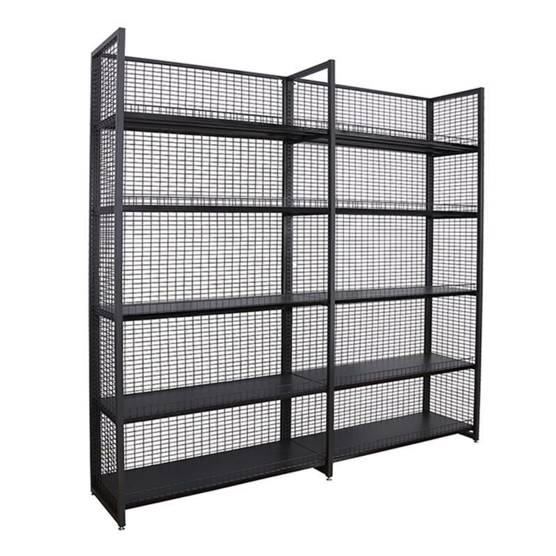 Supermarket Shelf Advertising Gondola Retail Shop Shelving Display Steel Rack