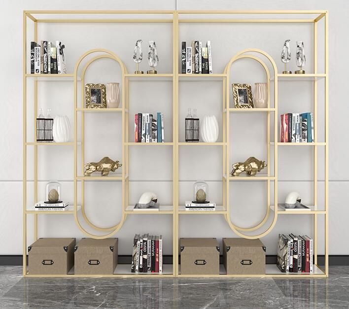 Custom Cosmetics Store Furniture Makeup Exhibition Rack with Light Display Unit Cosmetic Display Stand