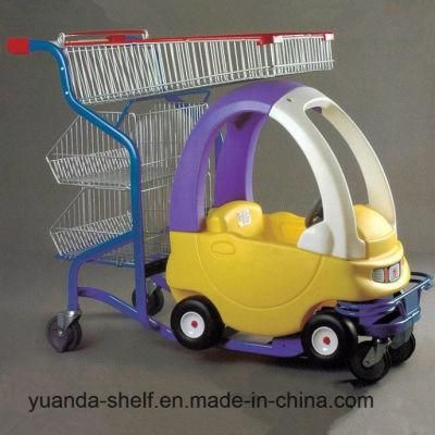 Children Shopping Carts with Toy Car
