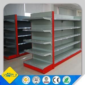 Metal Double-Side Supermarket Display Shelf