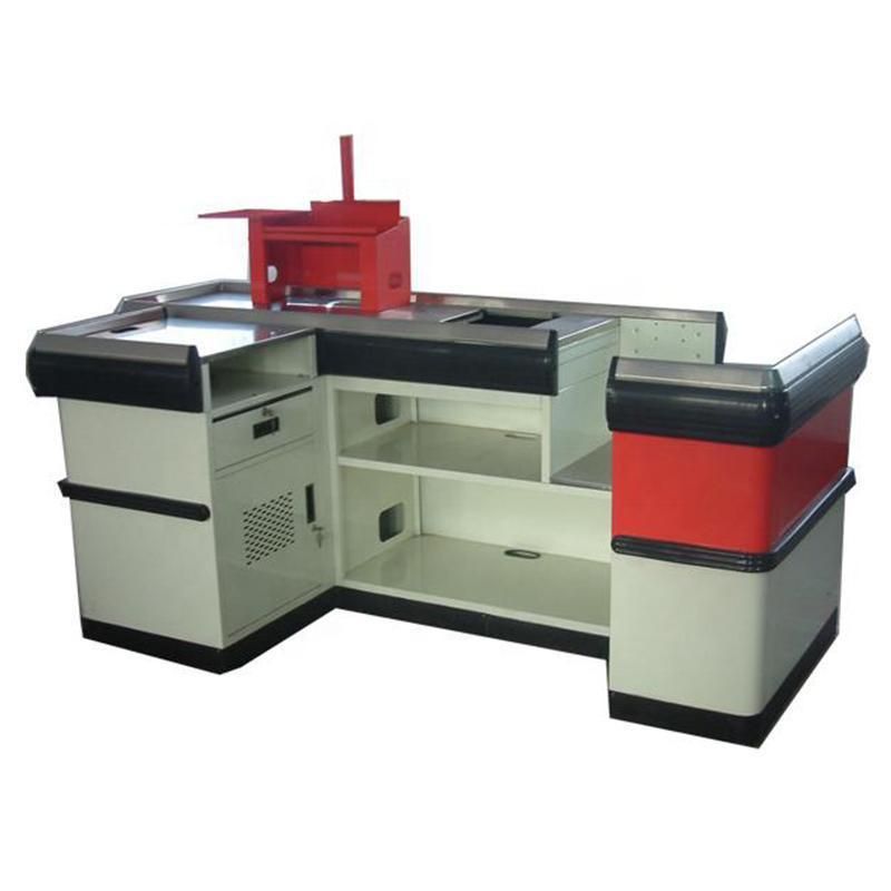 New Style Supermarket Checkout Counter Cashier Table