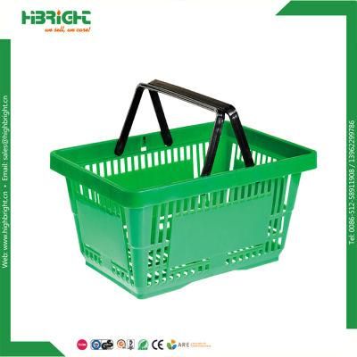 Wholesale Grocery Storage Supermarket Plastic Hand Shopping Basket