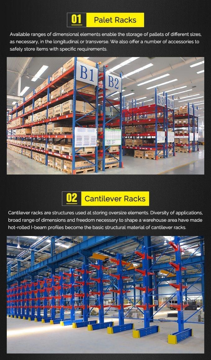 High Capacity 4 Layers Warehouse Storage Rack
