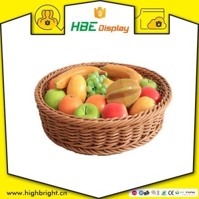 Plastic Indonesia Rattan Basket with Lid