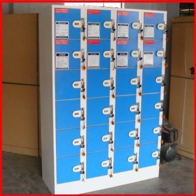 24 Doors Supermarket Metal Locker with Keys