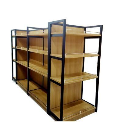 Various-Designed Wooden Supermarket Shelves Display Racks