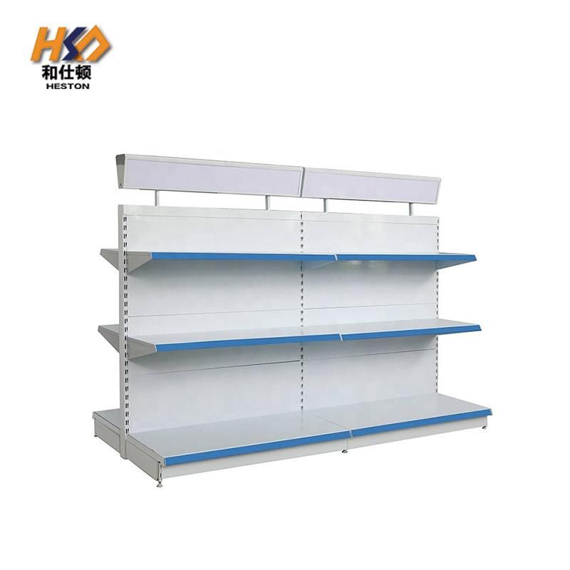 Manufacturer Supplier Metal Gondola Display Racks Supermarket Shelves